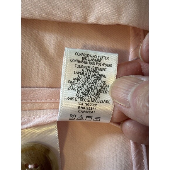 Sanctuary Pink Tailored Women Blazer Size M Minimalist single Button Jacket - Picture 13 of 13
